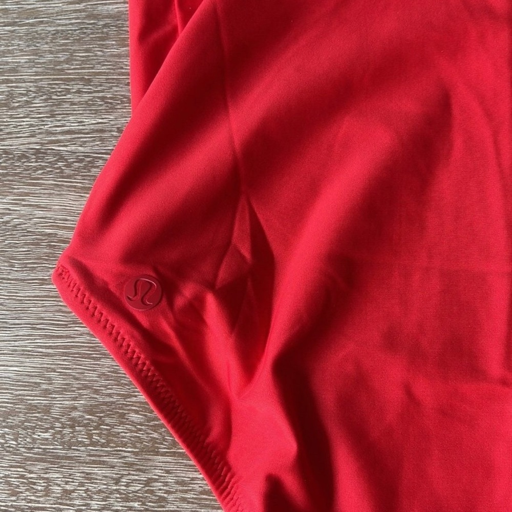 Lululemon Waterside High Neck One Piece True Red - Picture 8 of 8
